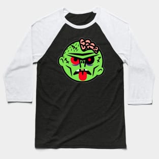 Zombie Emoji Baseball T-Shirt